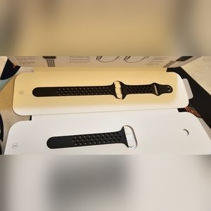 New authentic APPLE watch band black Nike sport band fits 38mm 40mm and 41mm wat